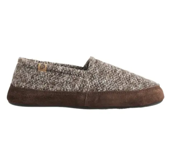 Acorn Men's Water-Resistant Moc Slippers with Polar Fleece - Image 3