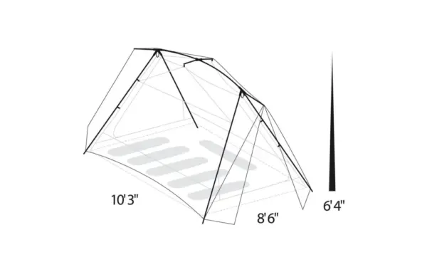 Eureka Timberline SQ 6-Person Camping Tent for Outdoor Adventures - Image 3