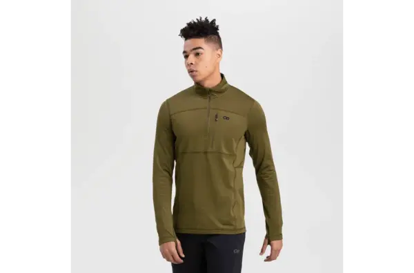Outdoor Research Men's Quick-Dry Quarter Zip Fleece Jacket - Image 3