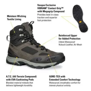 Men's Vasque Breeze AT GTX Waterproof Wide Hiking Boots
