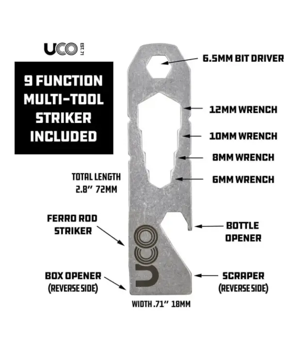 UCO Titan Waterproof Fire Starter Striker - Image 3