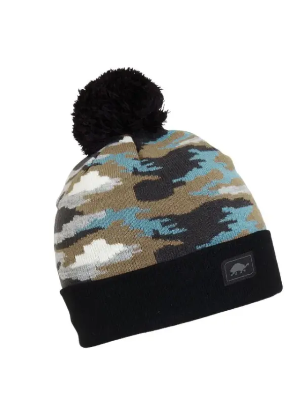 Turtle Fur Boys' BDU Pom Beanie - Warm Winter Hat - Image 3