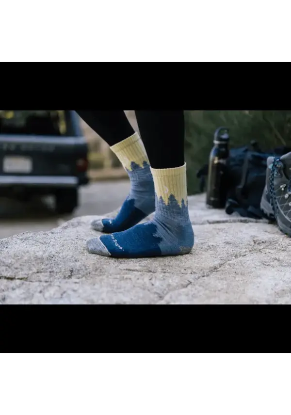Women's Darn Tough Treeline Performance Hiking Socks Micro Crew - Image 3