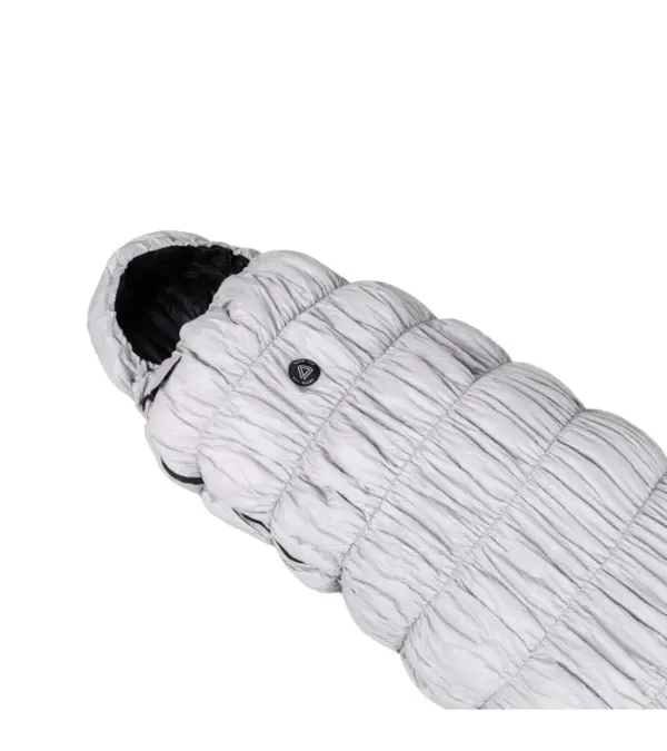 YATTA Goose Down Sleeping Bag - Grey, Lightweight & Warm - Image 4