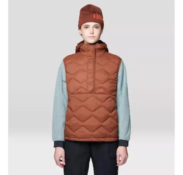 Women's Mountain Hardwear Fleece Vest Snap-Front Closure - Image 4
