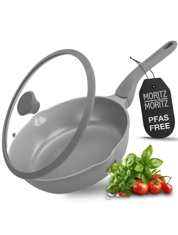 Moritz & Moritz 11-Inch Nonstick Frying Pan with Lid - Image 4