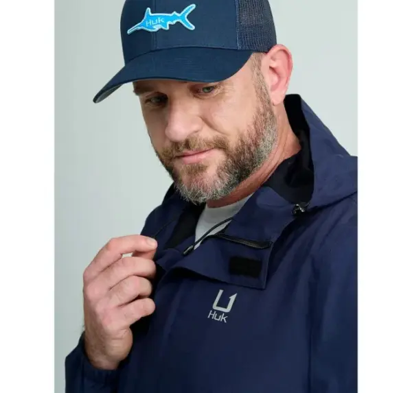 HUK Men's Waterproof Storm Jacket for Outdoor Activities - Image 4