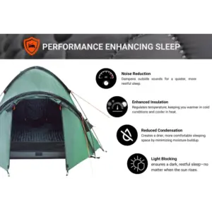 Crua Outdoors Self-Inflating Camping Mattress for 1-2 Person Comfort