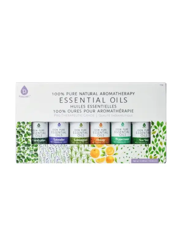 Pursonic 6-Pack Pure Essential Oils for Aromatherapy - Image 4