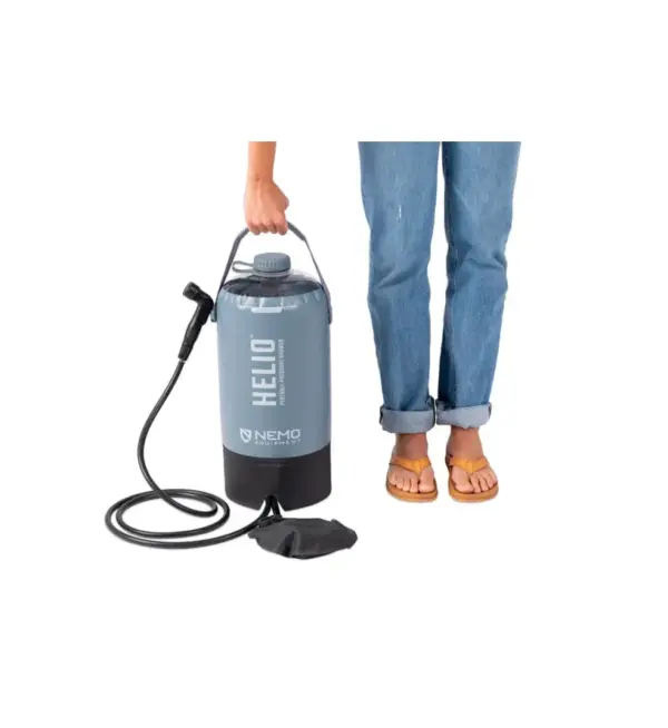 Nemo Helio Portable Camp Shower with Pressure Pump - Image 5