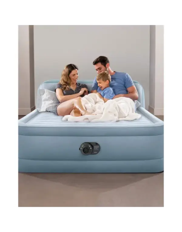 Queen Air Mattress with Plush Headboard - Intex Dura-Beam Ultra - Image 4
