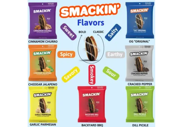 Smackin' Jalapeño Cheddar Flavored Sunflower Seeds - Image 5