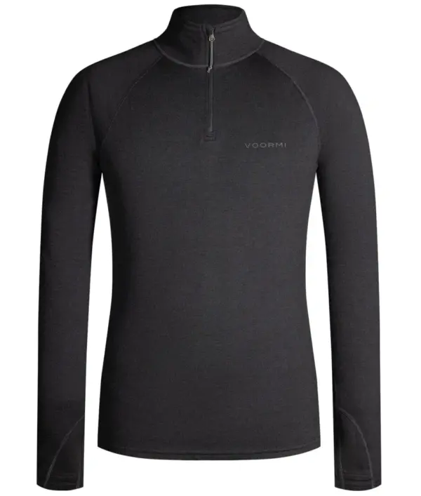 Men's Hiking Quarter Zip Fleece Pullover Top - Image 4