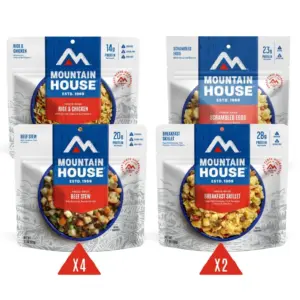 Mountain House Emergency Food Bucket - Essential Meal Assortment