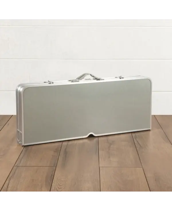 Portable Aluminum Picnic Table & Seats - Compact Set - Image 4