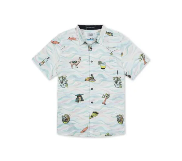 Bajallama Incan Treasures Button Up Shirt - 7-Seas™ Collection - Image 4