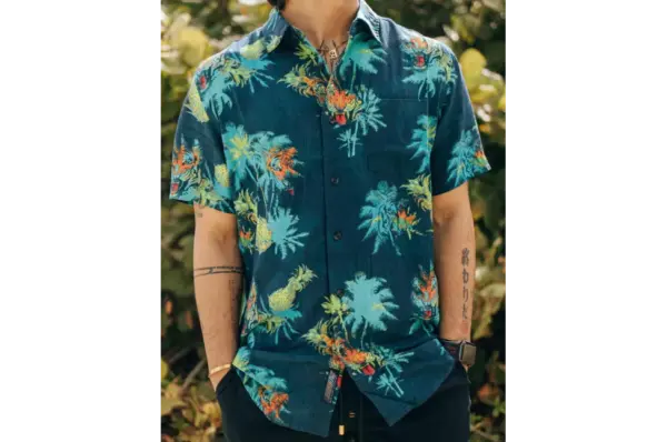 Bajallama Nighthawk Button Up Shirt - Stylish Casual Men's Top - Image 4