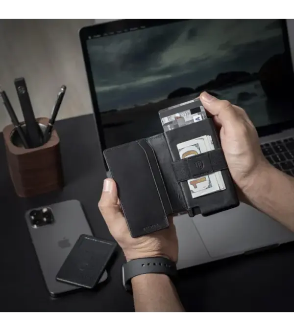 Ekter Parliament Leather Wallet - Slim RFID Blocking Bifold