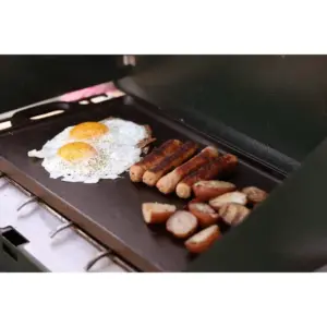 Coghlan's Cast Iron Grill Pan for Stovetop & Camping Cooking