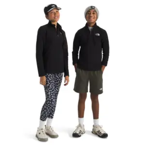 North Face Glacier 1/4 Zip Teen Pullover Fleece Jacket