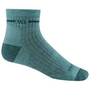 Darn Tough Women's Midweight Wide Open Single Stripe Quarter Socks