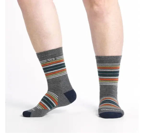 Darn Tough Men's Midweight Micro Crew Socks - Multi Stripe