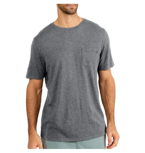 Free Fly Men's Bamboo V-Neck Pocket T-Shirt - Image 4