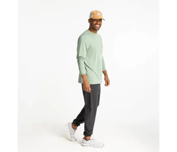 Men's Lightweight Bamboo Shirt - Free Fly Long Sleeve Tee - Image 4