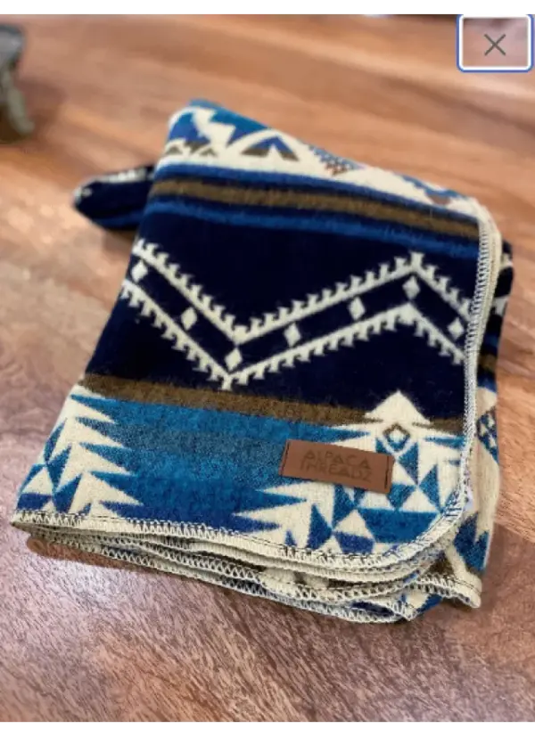 Soft Andean Alpaca Baby Blanket Handmade by Alpaca Threadz - Image 4