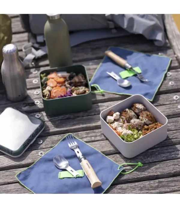 Opinel Compact Picnic Cutlery Set - Image 4