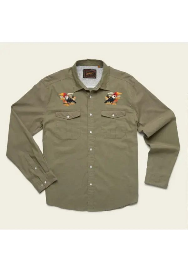 Howler Brothers Gaucho Lightweight Snap Shirt Jacket - Image 4