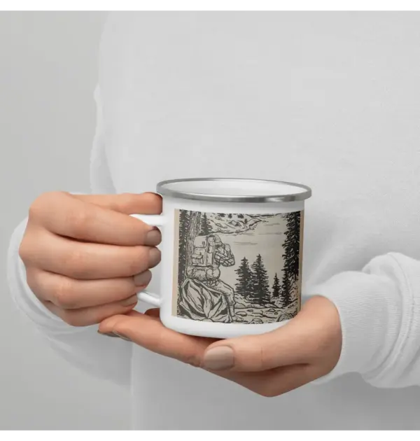 Vintage Campmor 1982 Enamel Camping Mug - Image 4