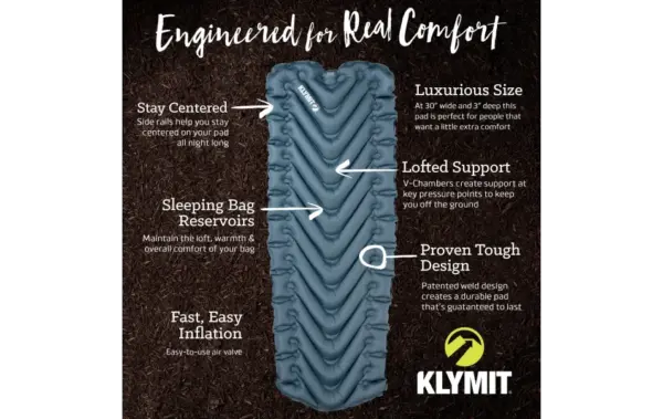 Klymit Static V Ultralight Comfort Sleeping Pad - Image 5