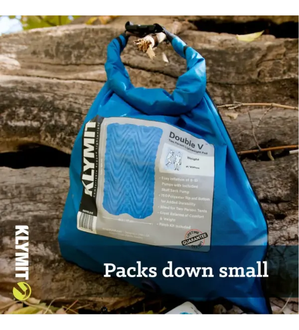Klymit Double V Two-Person Inflatable Sleeping Pad - Image 4