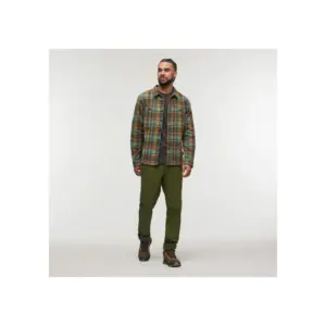 Cotopaxi Men's Mero Flannel Shirt - Soft Plaid Button-Up for Casual Wear