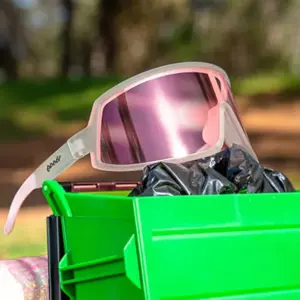 goodr Wrap G Polarized Sunglasses - Non Slip, Dumpster Dive Color