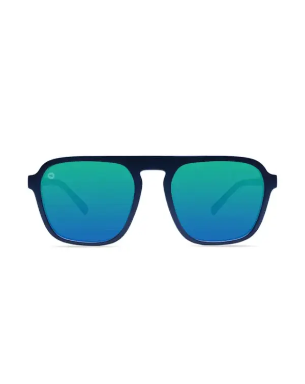 Knockaround Pacific Palisades Sunglasses Navy Rubberized Frame Rider Style - Image 4