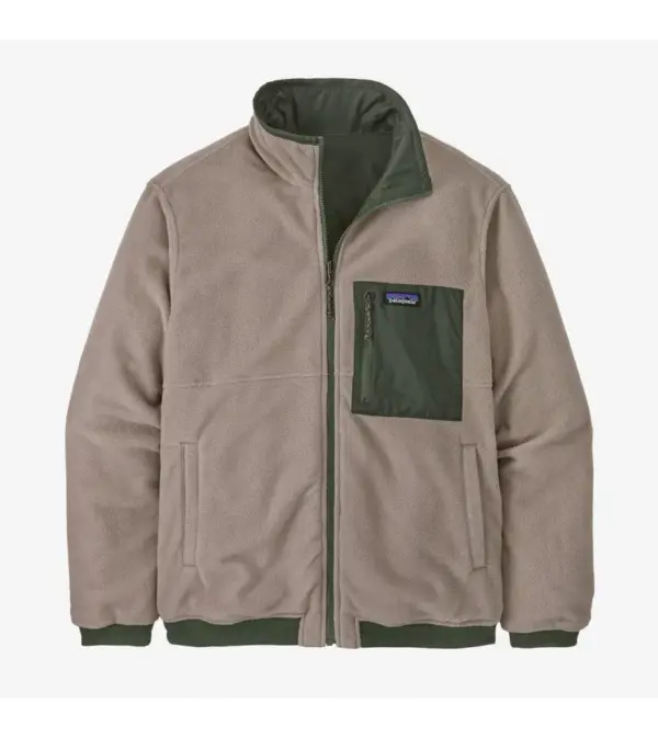 Patagonia Mens Reversible Microdini Jacket - Lightweight Shelled Fleece - Image 4