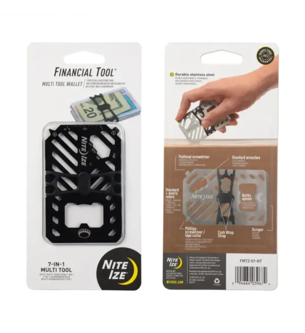 Nite Ize Multi-Tool Wallet with Money Clip & Tools - Image 4