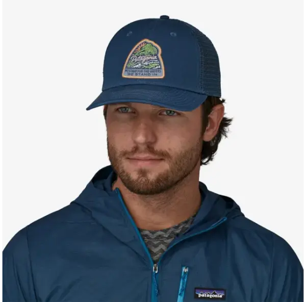 Patagonia Trucker Hat with Take a Stand Embroidery