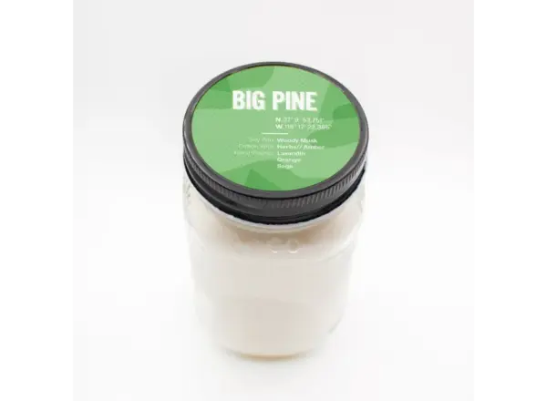 NESW Wax Co Big Pine Scented Candle - Natural Aromatherapy - Image 4