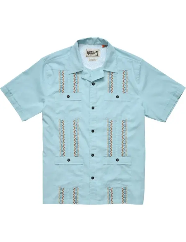 Howler Brothers Classic Linen Guayabera - Image 4