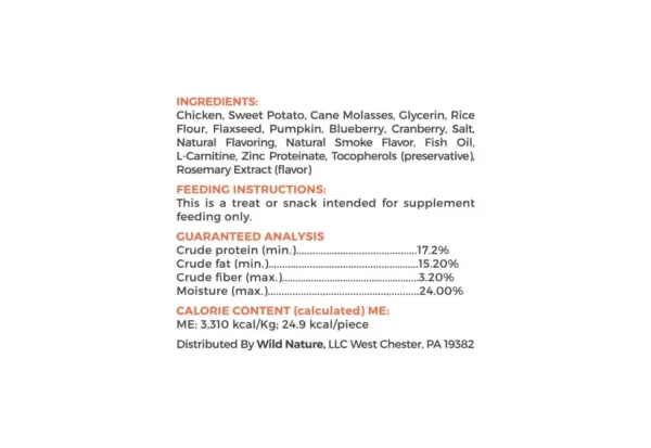 Wild Ranger Chicken Jerky Dog Treats for Training & Rewards