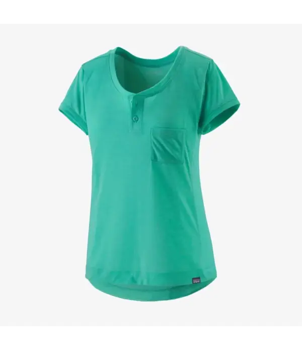 Patagonia Women's Capilene Cool Trail Bike Shirt - Moisture Wicking Henley - Image 4