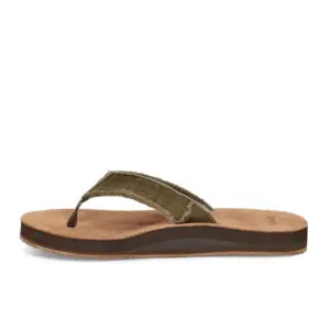 Sanuk Men's Fraid Not Flip Flops - Comfortable Sandals