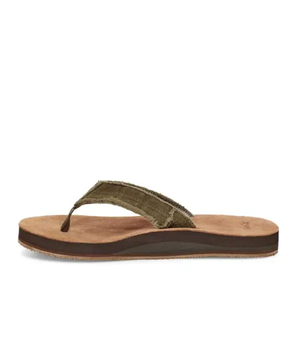 Sanuk Men's Fraid Not Flip Flops - Comfortable Sandals