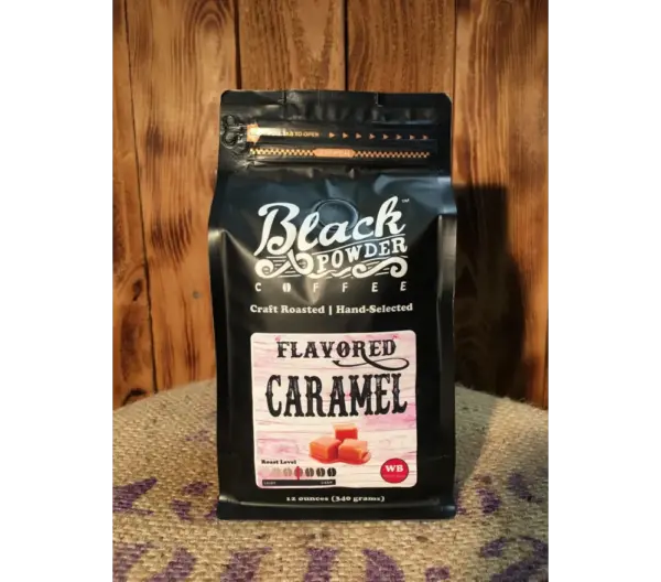 Black Powder Caramel Flavored Coffee Blend - Image 4
