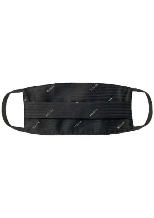 Pleated Face Mask - Comfortable & Reusable Solid Design - Image 4