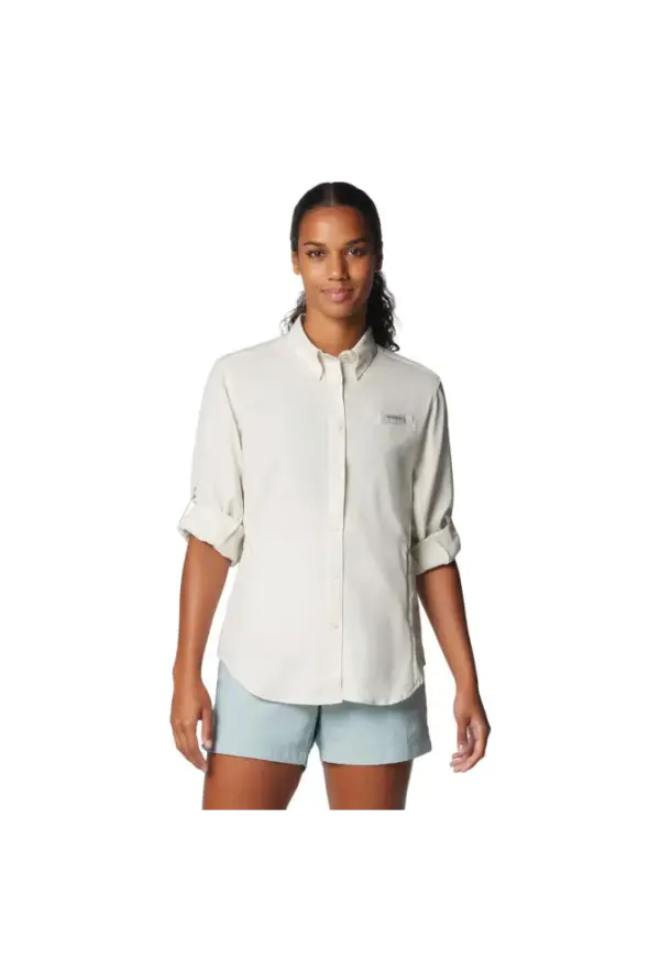 Women's Columbia Tamiami II Hiking Shirt UPF 50+ Long Sleeve - Image 5