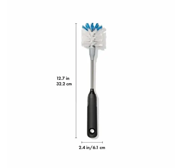OXO Stainless Steel Bottle Brush with Removable Head for Easy Cleaning - Image 5
